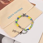 Kitlife Louis Vuitton Metal Resin LV Sunrise Bead Bracelet Multicolor - 3