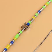 Kitlife Louis Vuitton Metal Resin LV Sunrise Bead Necklace Multicolor - 4