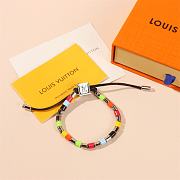 Kitlife Louis Vuitton Metal Resin LV Sunrise Bead Bracelet Black & Multicolor - 4