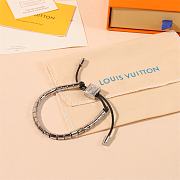 Kitlife Louis Vuitton Metal Resin LV Sunrise Bead Bracelet Black & Silver - 2