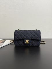 Kitlife Chanel 26p Dark Navy Denim CF Flap Bag 20cm - 1