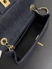 Kitlife Chanel 26p Dark Navy Denim CF Flap Bag 20cm - 6