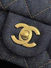 Kitlife Chanel 26p Dark Navy Denim CF Flap Bag 20cm - 2