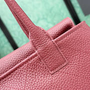 Kitlife Chanel Small Shopping Bag Burgundy Grained Calfskin AS6288 31x15x12cm  - 6