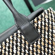 Kitlife Chanel Small Shopping Bag Black Grained Calfskin & Cotton Linen AS6288 31x15x12cm  - 5