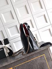 Kitlife Chanel 26A Handbag Black Leather 32×32×11cm   - 5