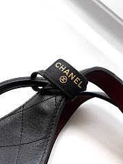 Kitlife Chanel 26A Handbag Black Leather 32×32×11cm   - 3