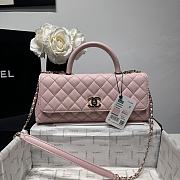 Kitlife Chanel 26P Horizontal Coco Handle Bag Light Pink 32cm - 1