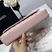 Kitlife Chanel 26P Horizontal Coco Handle Bag Light Pink 32cm - 3