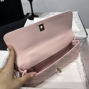 Kitlife Chanel 26P Horizontal Coco Handle Bag Light Pink 32cm - 6