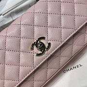 Kitlife Chanel 26P Horizontal Coco Handle Bag Light Pink 32cm - 5
