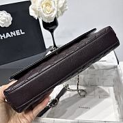 Kitlife Chanel 26P Horizontal Coco Handle Bag Dark Brown 32cm  - 6