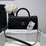 Kitlife Chanel 26P Horizontal Coco Handle Bag Black 32cm  - 1