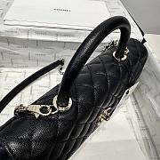 Kitlife Chanel 26P Horizontal Coco Handle Bag Black 32cm  - 6