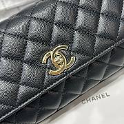 Kitlife Chanel 26P Horizontal Coco Handle Bag Black 32cm  - 2