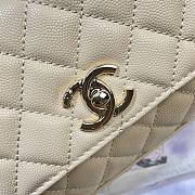 Kitlife Chanel 26P Horizontal Coco Handle Bag Beige 32cm - 4