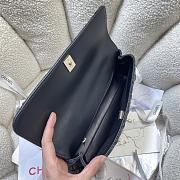 Kitlife Chanel 26P Horizontal Coco Handle Bag Black Denim 32cm - 3