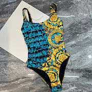 Kitlife Versace Swimsuit Blue & Yellow  - 5