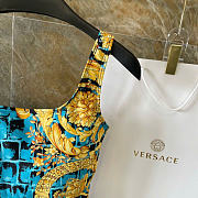 Kitlife Versace Swimsuit Blue & Yellow  - 4