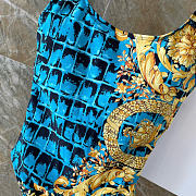 Kitlife Versace Swimsuit Blue & Yellow  - 3
