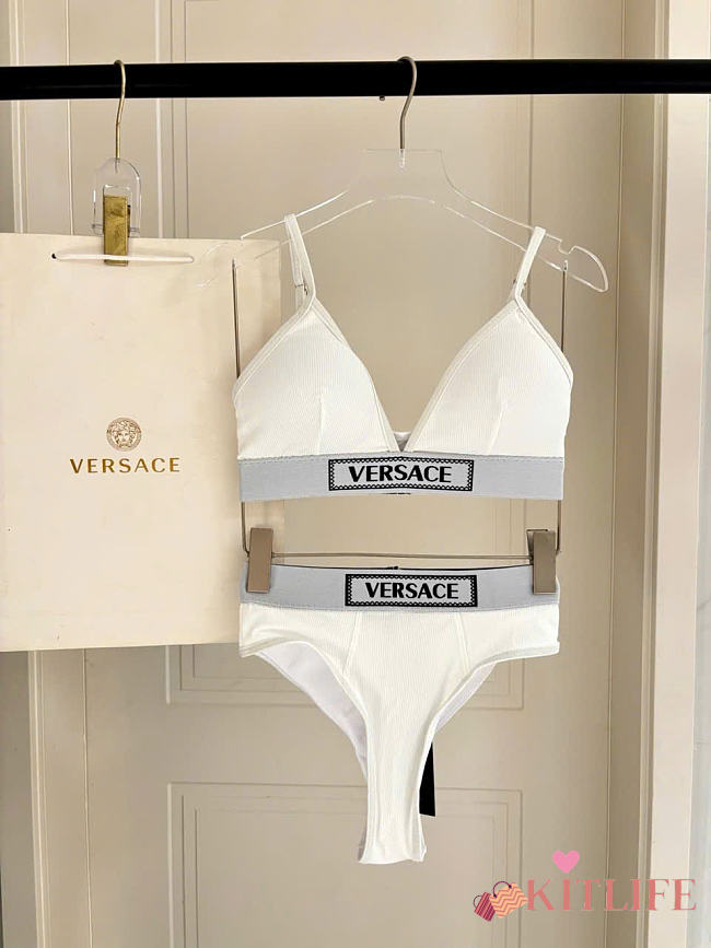 Kitlife Versace Bikini White   - 1
