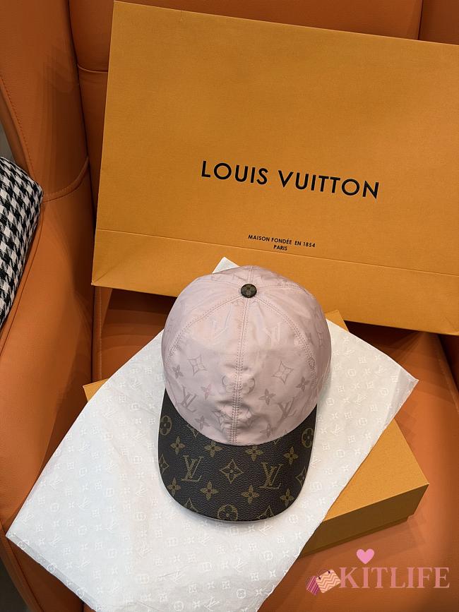 Kitlife Louis Vuitton Get Ready Cap Brown & Pink  - 1