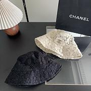 Kitlife Chanel Lace Bucket Hat in Black / White - 1