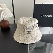 Kitlife Chanel Lace Bucket Hat in Black / White - 2