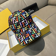 Kitlife Fendi Baseball Cap Black & Multicolor - 1