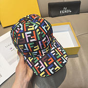 Kitlife Fendi Baseball Cap Black & Multicolor - 6