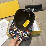 Kitlife Fendi Baseball Cap Black & Multicolor - 5