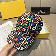 Kitlife Fendi Baseball Cap Black & Multicolor - 4