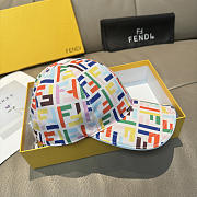 Kitlife Fendi Baseball Cap White & Multicolor - 6