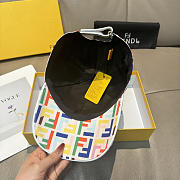 Kitlife Fendi Baseball Cap White & Multicolor - 2