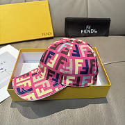 Kitlife Fendi Baseball Cap Pink & Multicolor  - 5