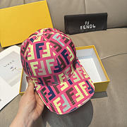 Kitlife Fendi Baseball Cap Pink & Multicolor  - 2