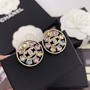 Kitlife Chanel Star Crystal Multicolor Earrings - 1