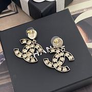 Kitlife Chanel Star-Shaped Crystal Earrings - 2