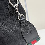 Kitlife Gucci Brera Medium Crossbody Bag Black GG Canvas 866938 33x27x15cm - 3