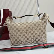 Kitlife Gucci Brera Medium Crossbody Bag Beige & Brown GG Canvas 866938 33x27x15cm  - 1