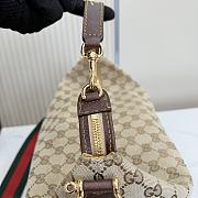 Kitlife Gucci Brera Medium Crossbody Bag Beige & Brown GG Canvas 866938 33x27x15cm  - 6
