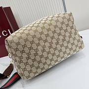 Kitlife Gucci Brera Medium Crossbody Bag Beige & Brown GG Canvas 866938 33x27x15cm  - 3