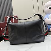 Kitlife Gucci Brera Medium Crossbody Bag Black Leather 866938 33x27x15cm  - 1