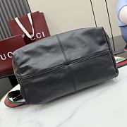 Kitlife Gucci Brera Medium Crossbody Bag Black Leather 866938 33x27x15cm  - 5