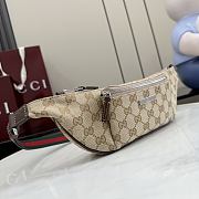 Kitlife Gucci Tag Small Belt Bag Beige A00230 Waist 20x10.5x2.5cm - 4