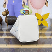 Kitlife Louis Vuitton All In BB Bag White & Blue Monogram Empreinte Leather M28910 16x18x12cm - 5