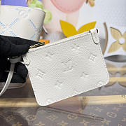 Kitlife Louis Vuitton All In BB Bag White & Blue Monogram Empreinte Leather M28910 16x18x12cm - 3