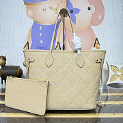 Kitlife Louis Vuitton Neverfull MM Bag Apricot M29486 47x14x28cm - 1