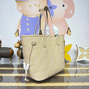 Kitlife Louis Vuitton Neverfull MM Bag Apricot M29486 47x14x28cm - 5