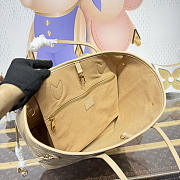 Kitlife Louis Vuitton Neverfull MM Bag Apricot M29486 47x14x28cm - 2